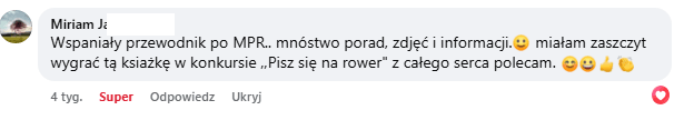 Recenzja czytelnika – zrzut ekranu