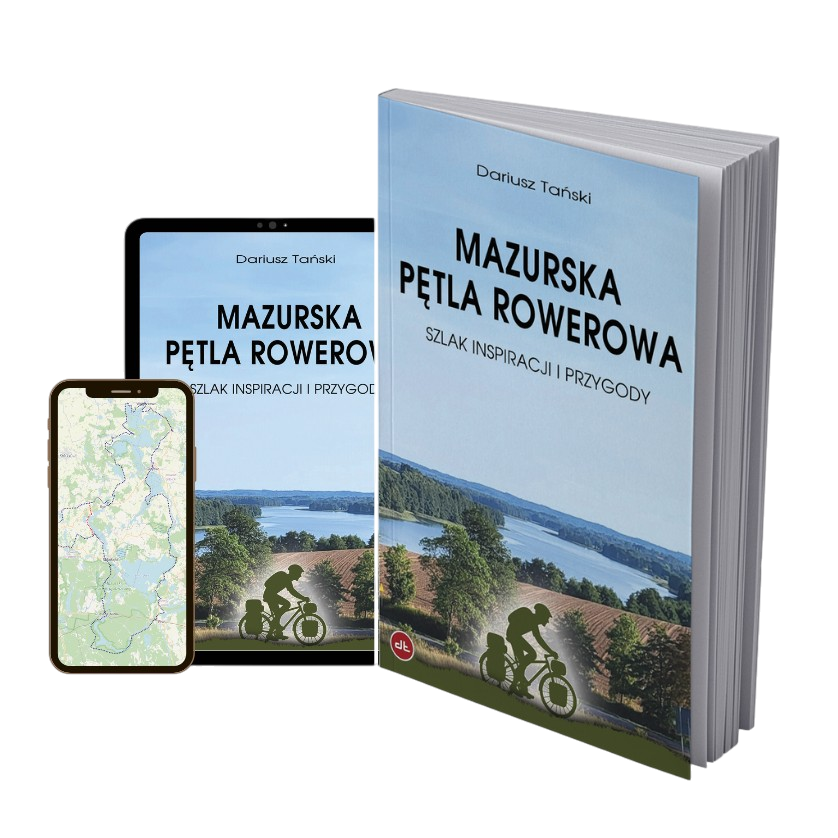 Zestaw Mazurska Pętla Rowerowa (książka + ePRZEWODNIK)